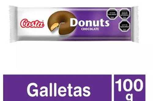 GALLETAS DONUTS CHOCOLATE 100 GRS.