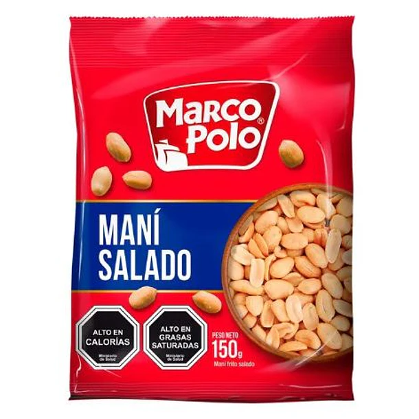 MANÍ SALADO MARCO POLO 150 GRS.