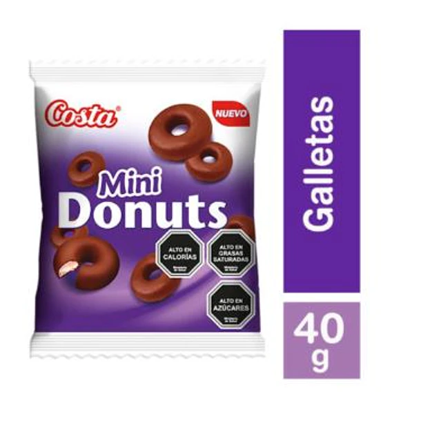 PACK COLACIÓN MINI DONUTS CHOCOLATE (5 UNIDADES)