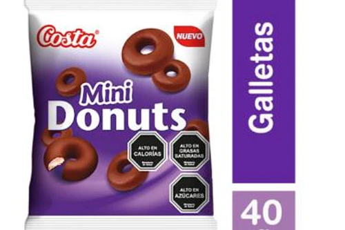 PACK COLACIÓN MINI DONUTS CHOCOLATE (5 UNIDADES)