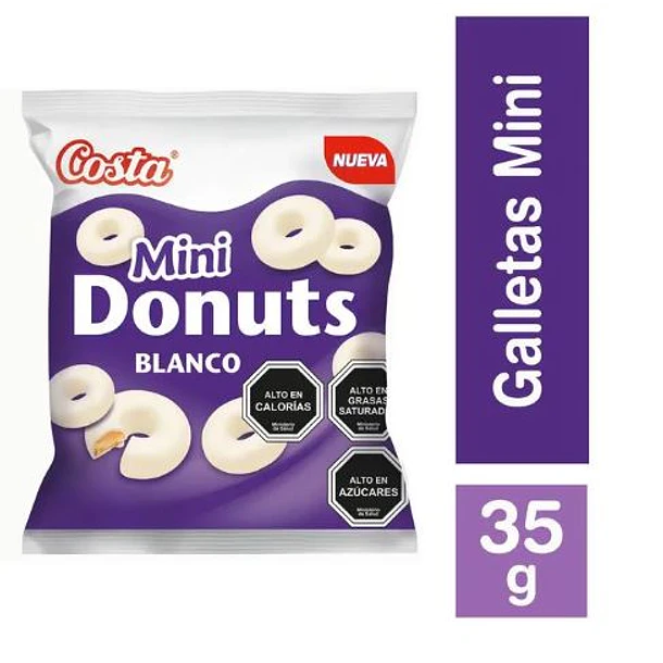 PACK COLACIÓN MINI DONUTS BLANCO (5 UNIDADES).