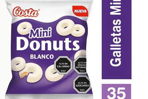 PACK COLACIÓN MINI DONUTS BLANCO (5 UNIDADES).