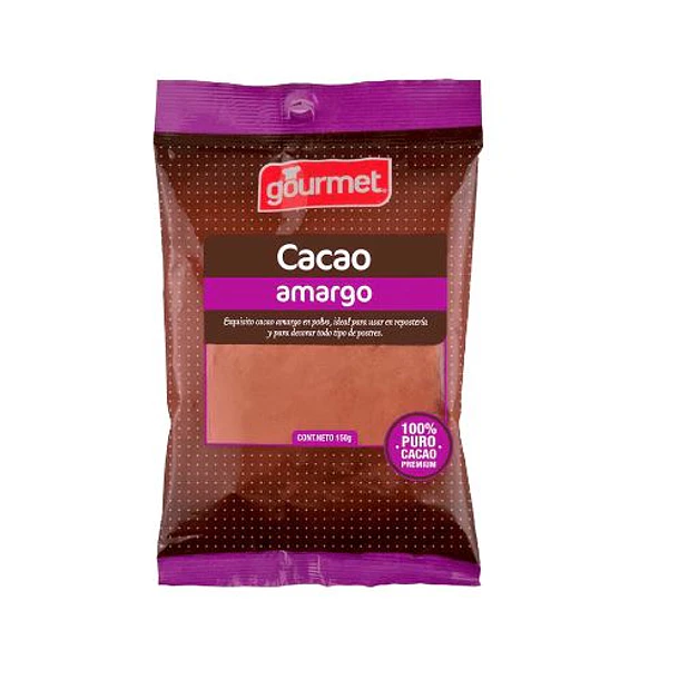 CACAO AMARGO GOURMET 150 GRS.