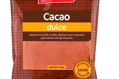 CACAO DULCE GOURMET 200 GRS.