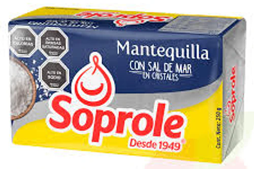 MANTEQUILLA CON SAL DE MAR SOPROLE 250 GRS.