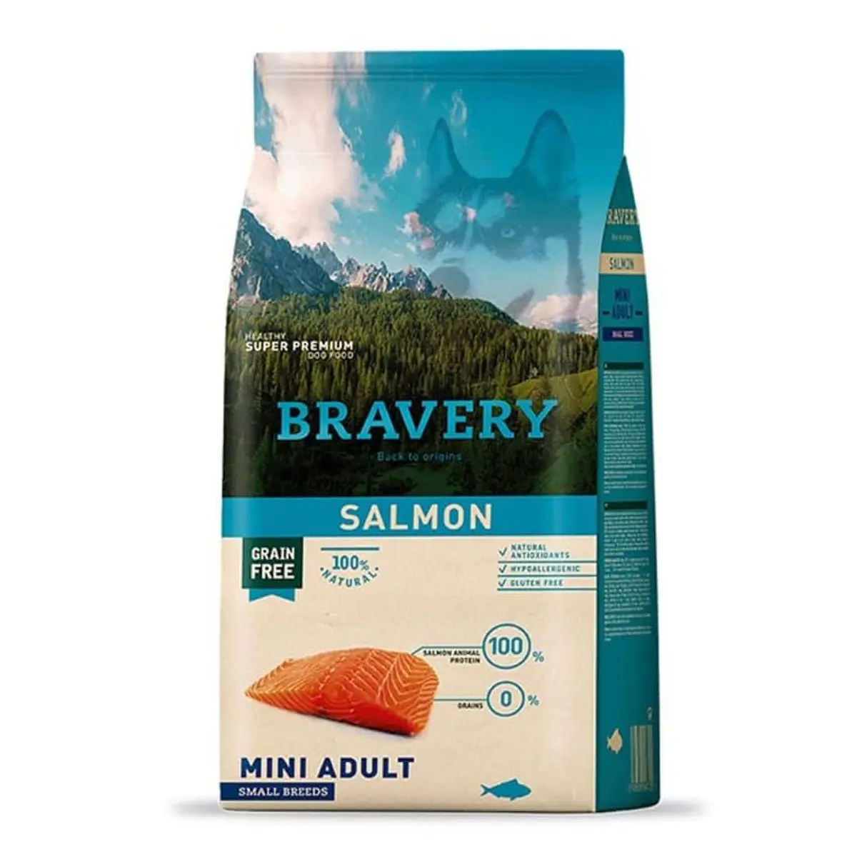 Bravery Salmón Mini Adult Small Breeds 2 Kilos