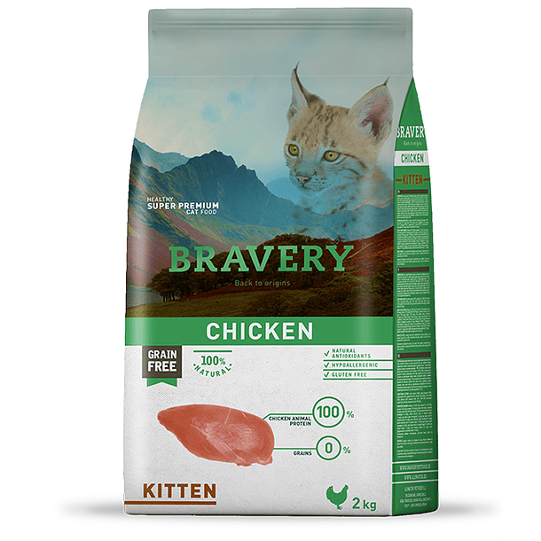 Bravery Pollo Kitten 2 Kilos