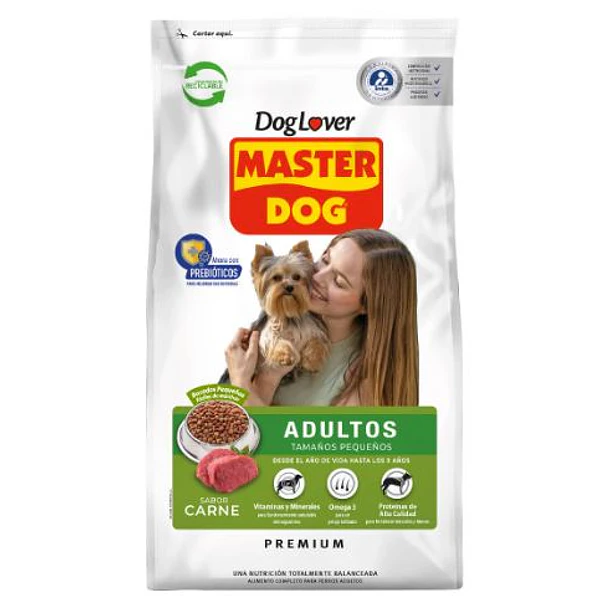 Master Dog Adultos Razas Pequeñas 8 Kilos 1