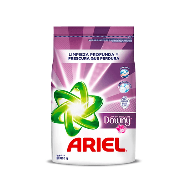 DETERGENTE EN POLVO ARIEL CON DOWNY 700 GRAMOS  