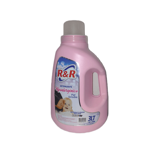 DETERGENTE LIQUIDO R&R HIPOALERGENICO BEBE 3 LT 