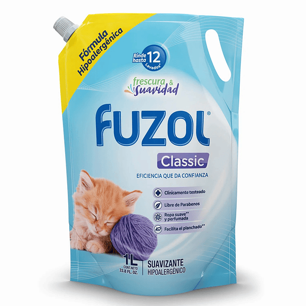 SUAVIZANTE FUZOL CLASIC 1 LT 