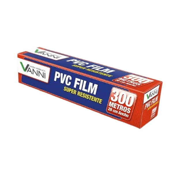 FILM PLASTICO 300 METROS CON SISTEMA AUTOCORTE VANNI  