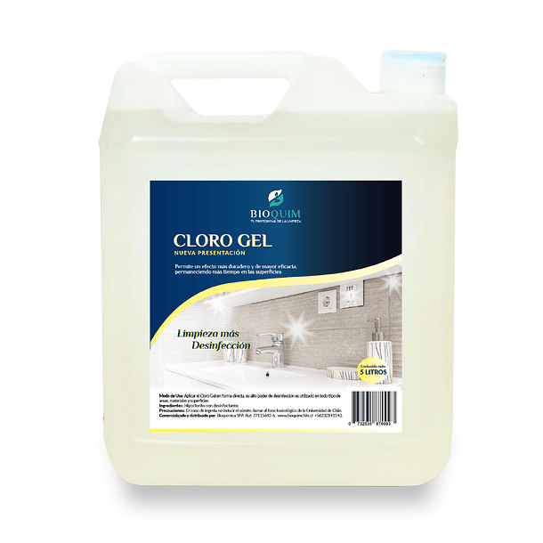 CLORO GEL 5LTS BIOQUIM 
