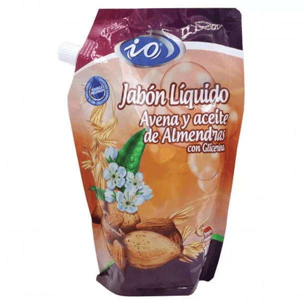 JABON LIQUIDO IO AVENA Y ACEITE DE ALMENDRAS   1000 ML  
