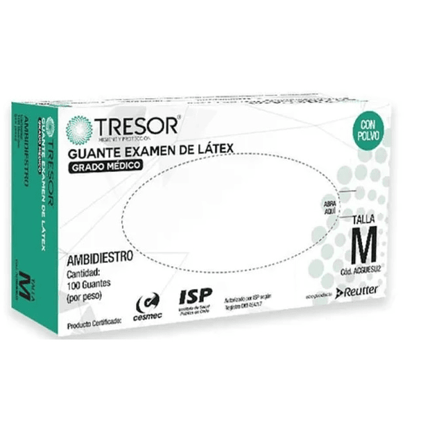 GUANTE LATEX TRESOR TALLA 