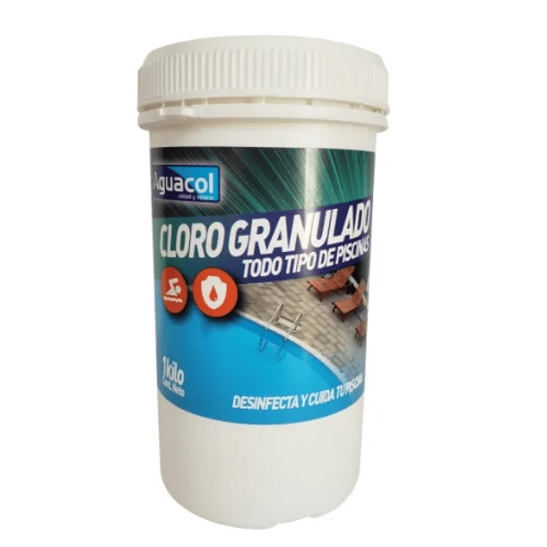CLORO GRANULADO AGUACOL  1 KG  