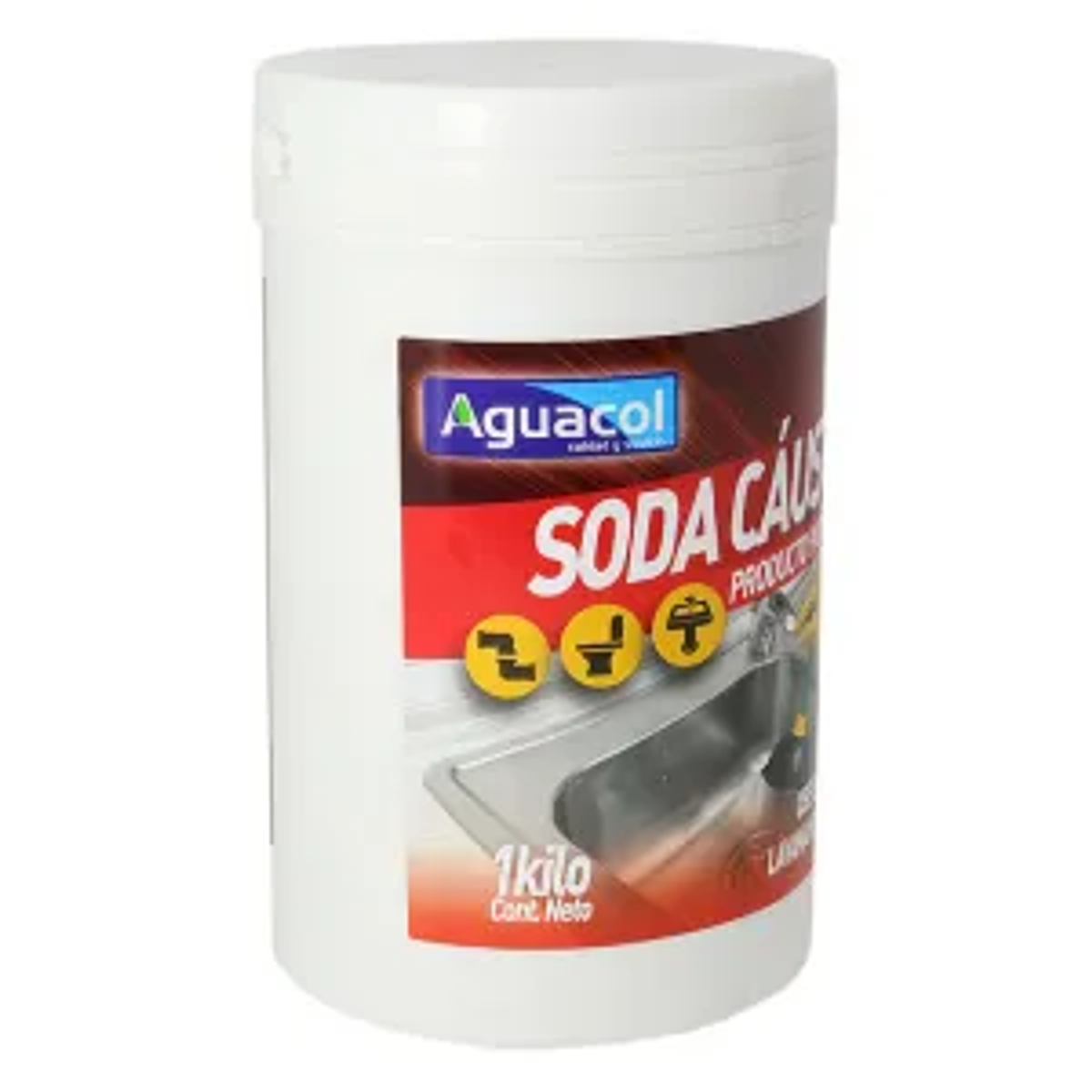 SODA CAUSTICA 1 KG AGUACOL