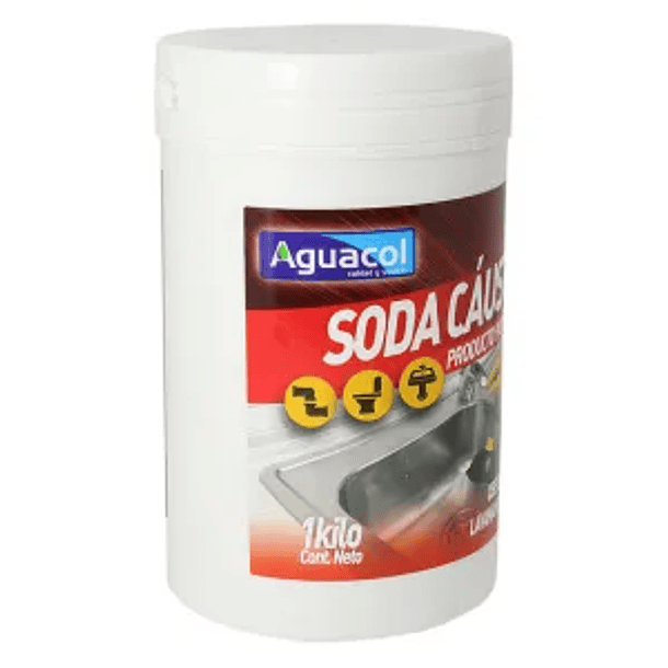 SODA CAUSTICA 1 KG AGUACOL 