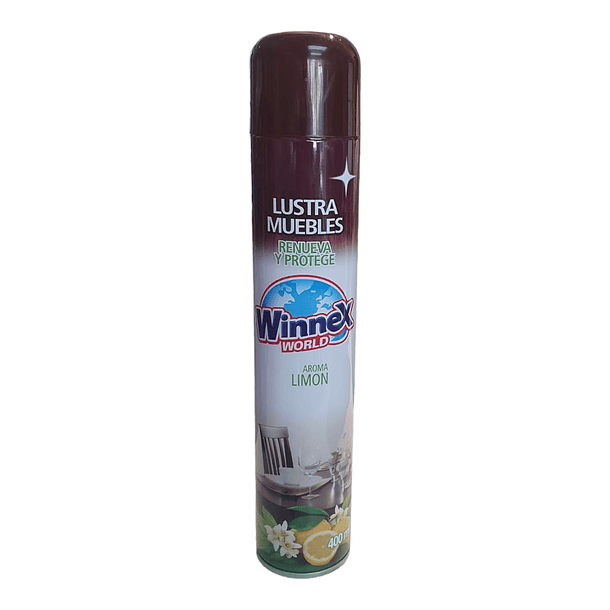 LUSTRA MUEBLES WINNEX AEROSOL LIMON 