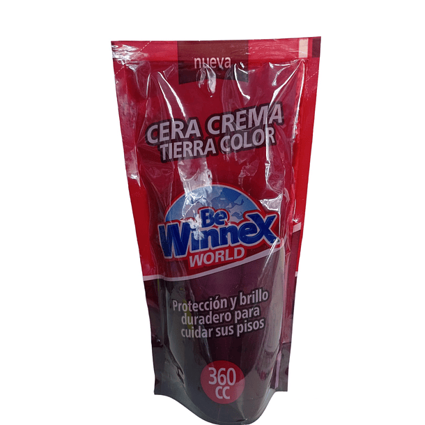 CERA PISO WINNEX TIERRA COLOR 360 ML 