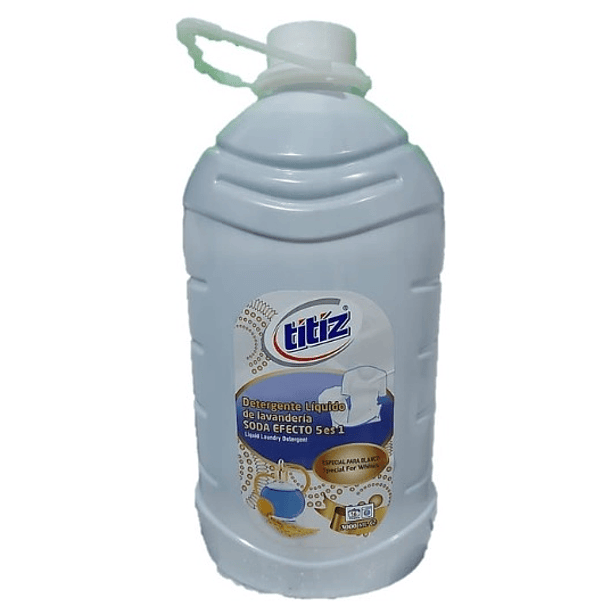 DETERGENTE LIQUIDO 3 LITROS  PARA ROPA BLANCA TITIZ 