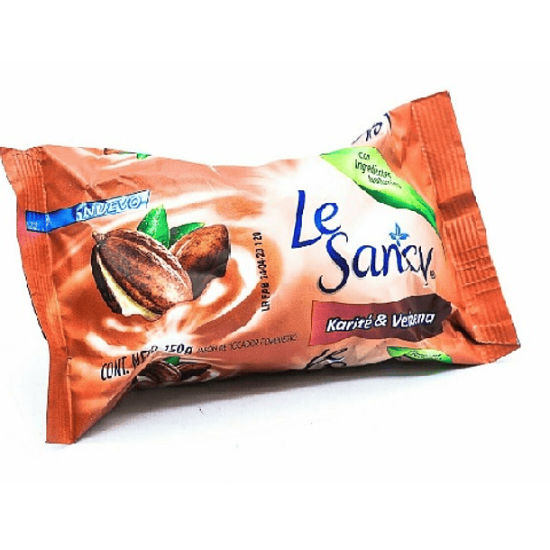 JABON EN BARRA LE SANCY KARITE Y VERBENA 150 gr 