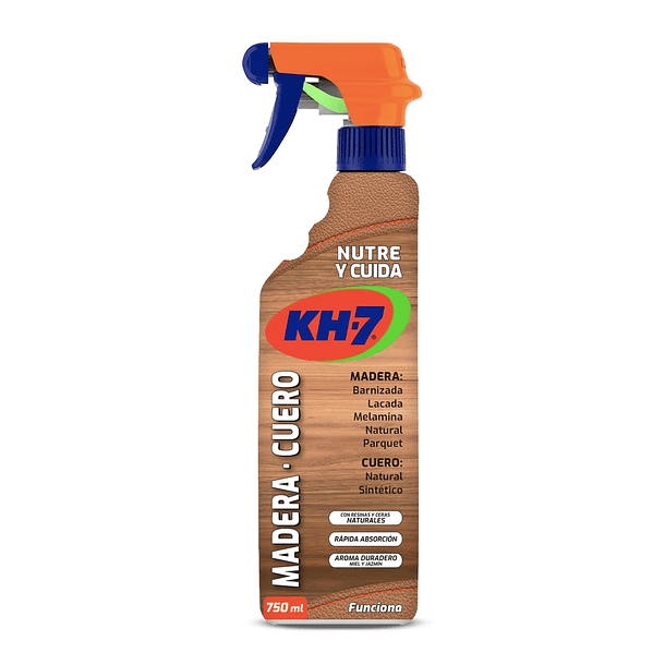 LIMPIADOR DE MADERA CUERO KH7 CON GATILLO 750ML 