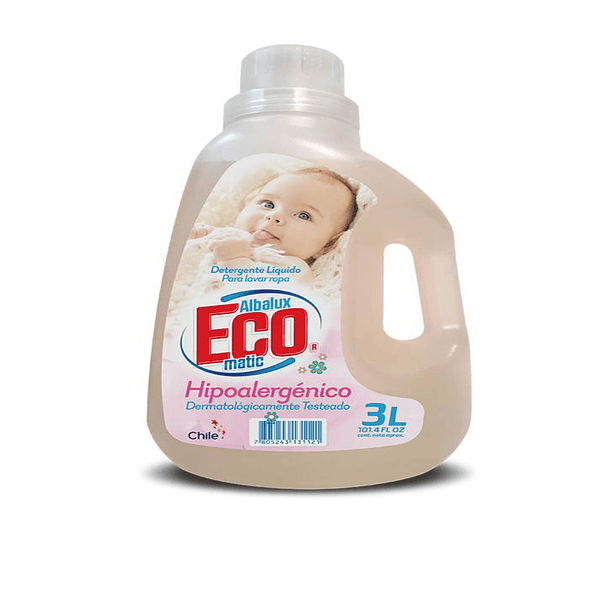 ALBALUX 3 LITROS ECO MATIC HIPOALERGENICO BEBE 