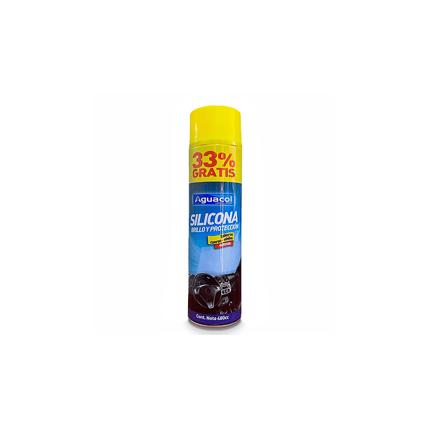 SILICONA PARA AUTOS SPRAY AGUACOL 480 ML 