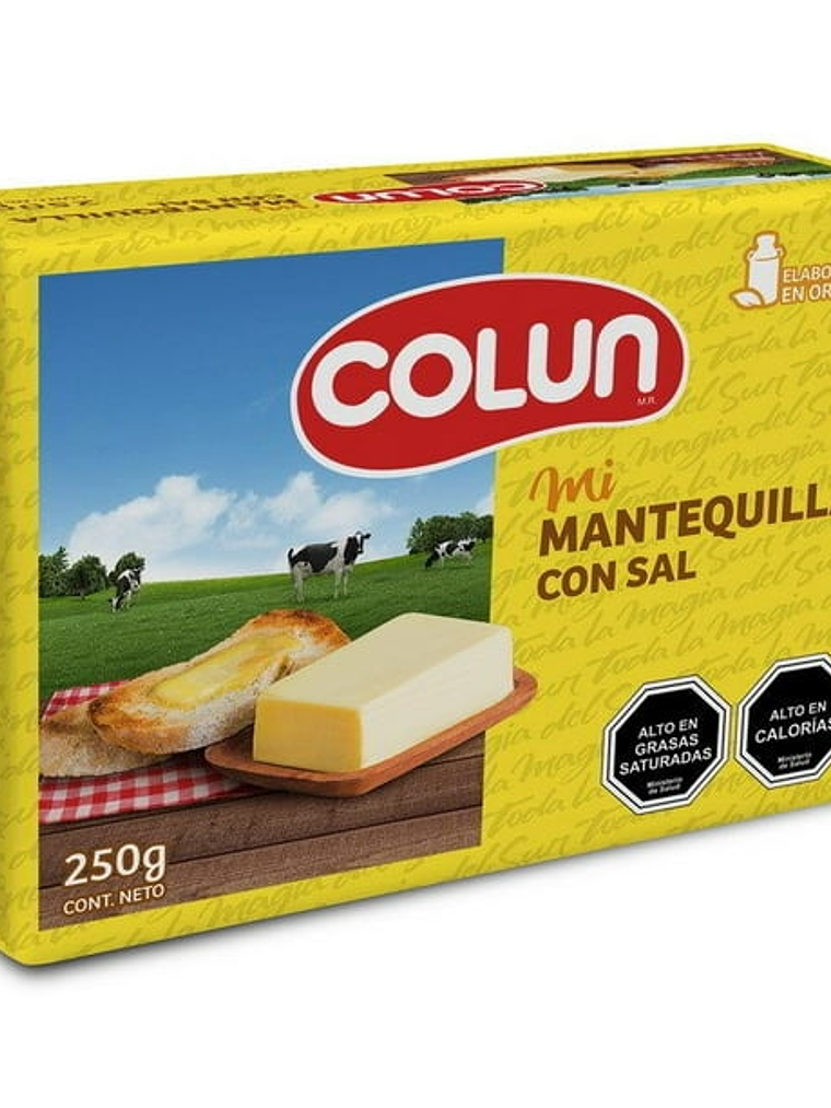 Mantequilla Colun con sal pan ...  250 g 1