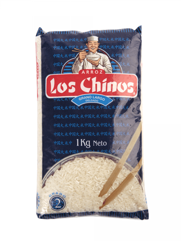 los chinos  Arroz G2 largo  1 Kg 1