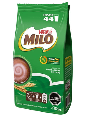 Saborizante para leche Milo Activ-Go 620 g