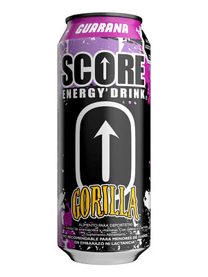 Bebida Energética Guarana Gorilla Lata 473 ml Score