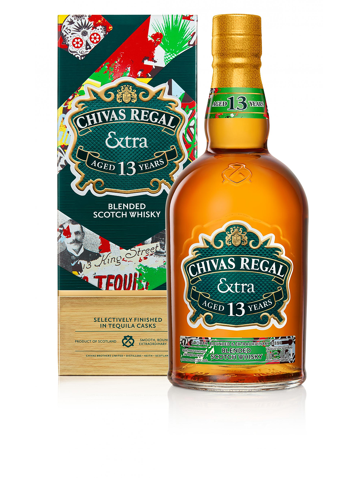 WHISKY CHIVAS REGAL EXTRA CON TEQUILA 750 CC (PRECIO UNICO) 1