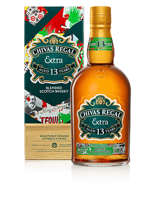 WHISKY CHIVAS REGAL EXTRA CON TEQUILA 750 CC (PRECIO UNICO)