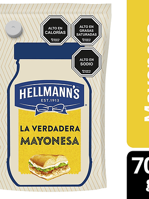 
Mayonesa Hellmanns doypack 700 g