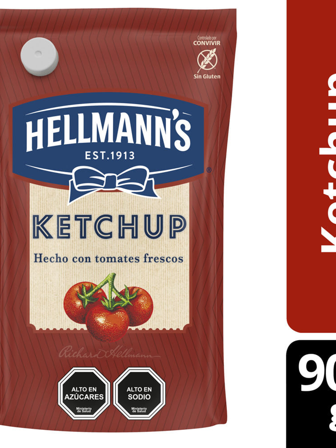 Ketchup Hellmanns doypack 900 g

 1