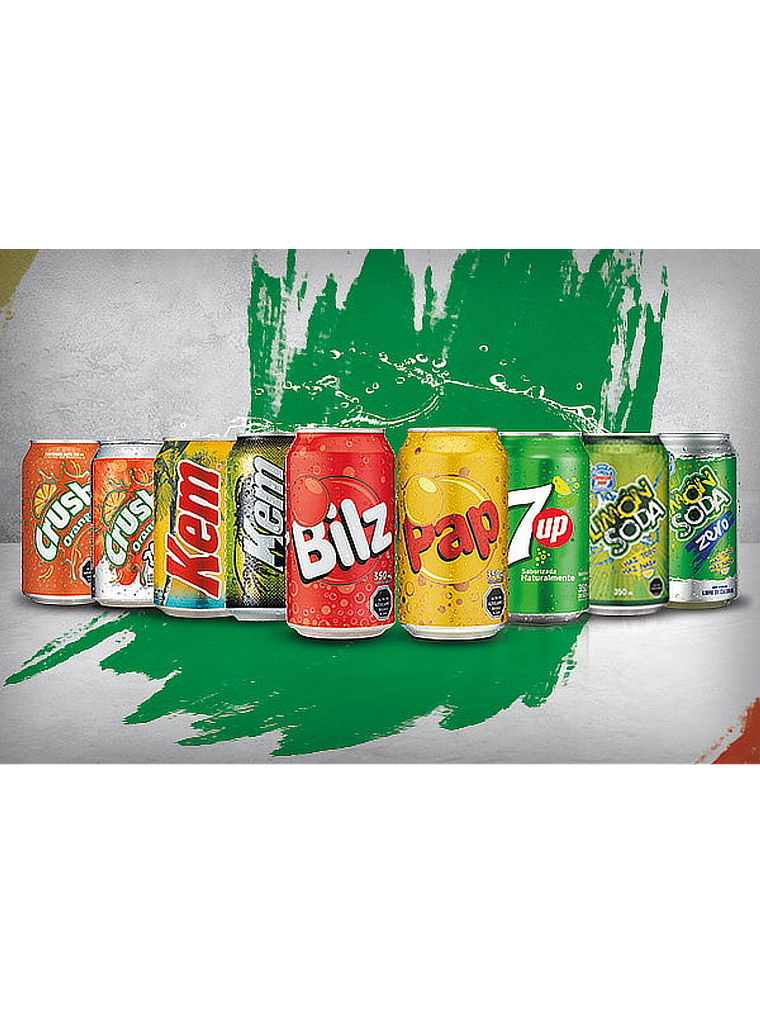 LATA CCU VARIEDADES 350 ML X DISPLAY (24 UNIDADES) 1