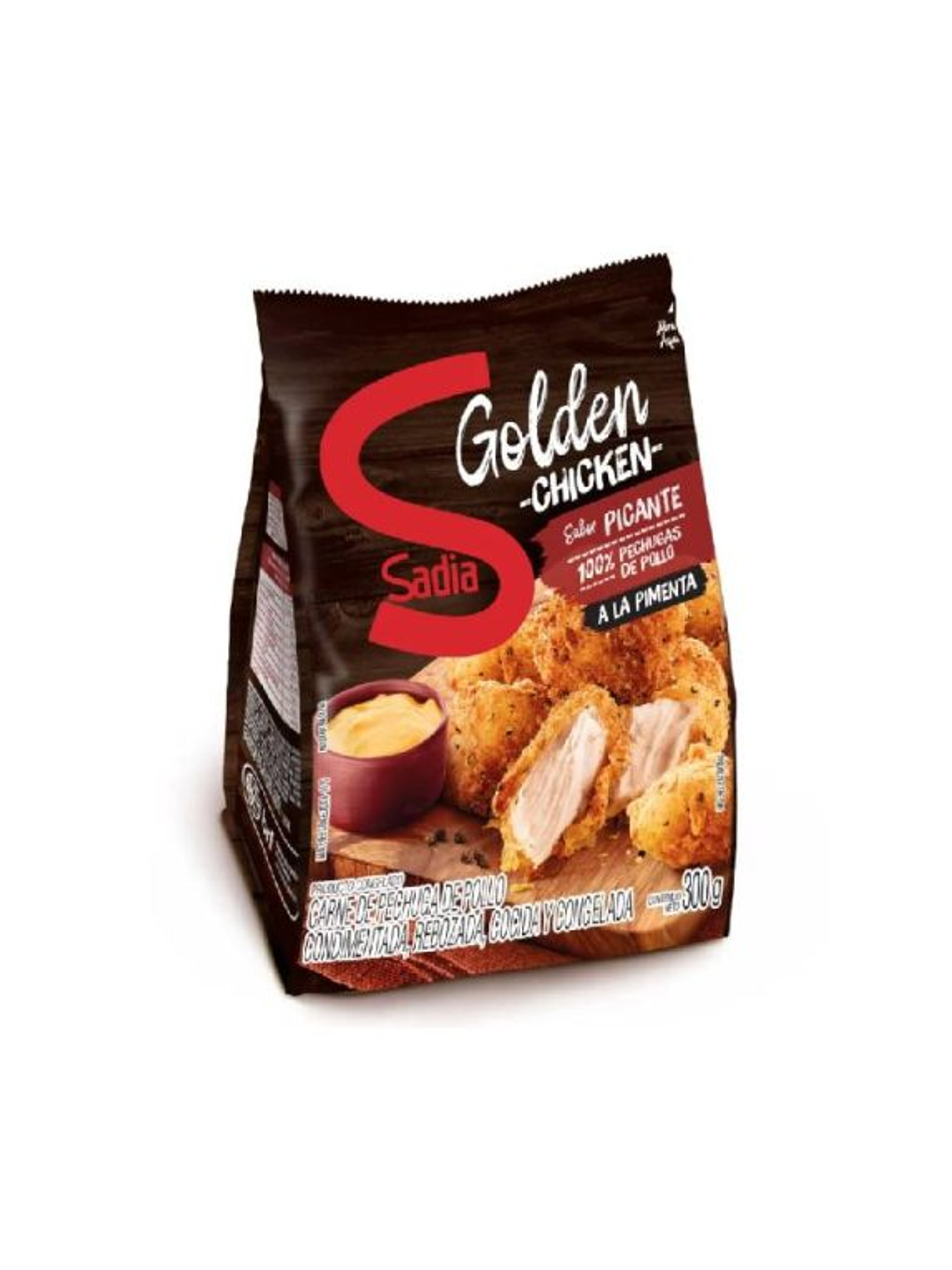 Sadia Golden Chicken Picante 300 g – Caja 16 Unidades 1