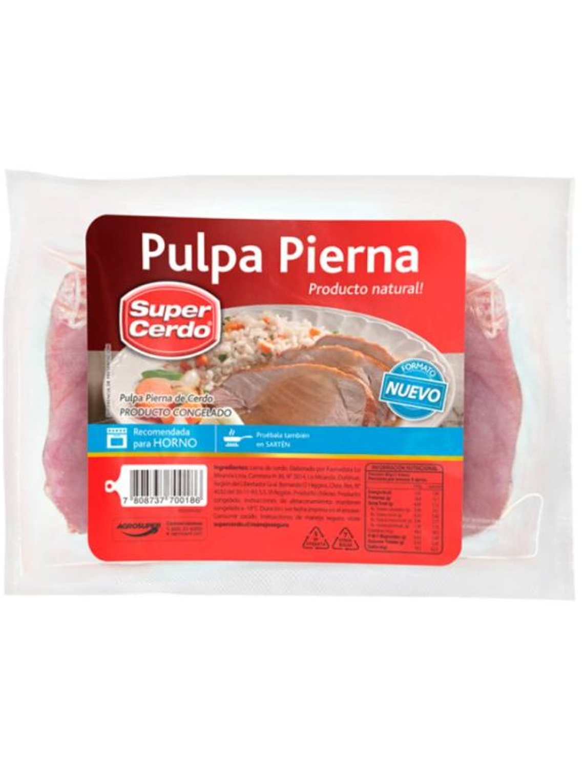 Pulpa Pierna Súper Cerdo 900 g 1