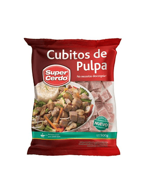 Cubitos de Pulpa Súper Cerdo 500 g – Congelado