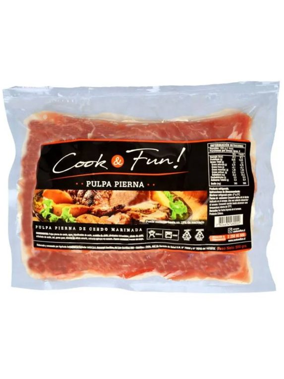 Pulpa Pierna de Cerdo Criolla Cook & Fun 500 g 1