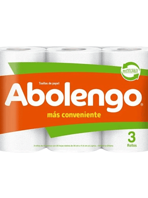 Toalla Papel Mini Abolengo 12.5mm 3un – Pack 8