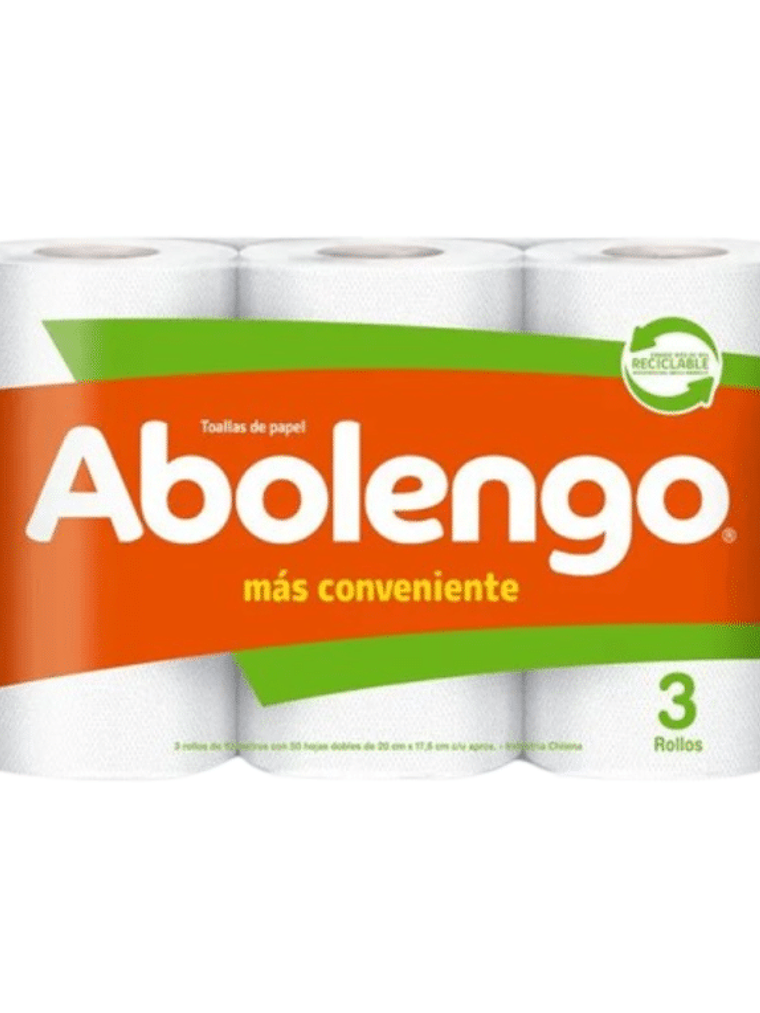Toalla Papel Mini Abolengo 12.5mm 3un – Pack 8 1
