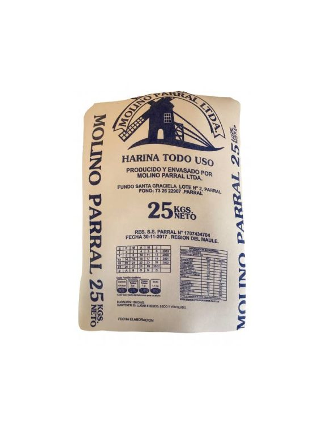 Harina Parral 25 Kilos 1