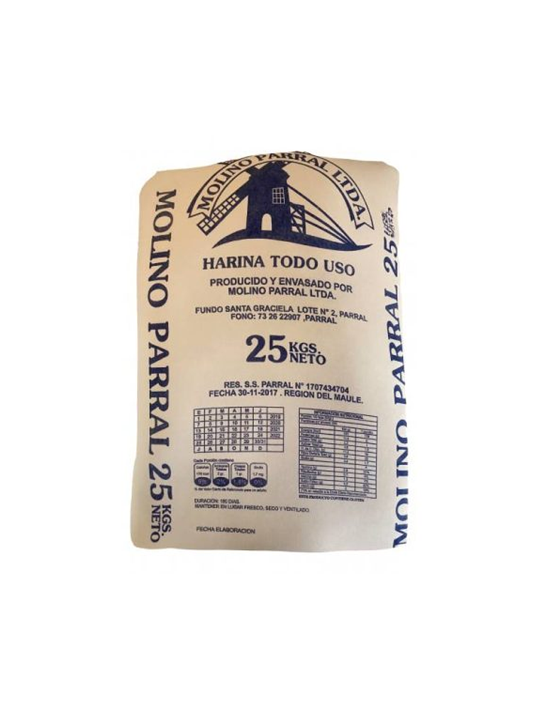 Harina Parral 25 Kilos 1
