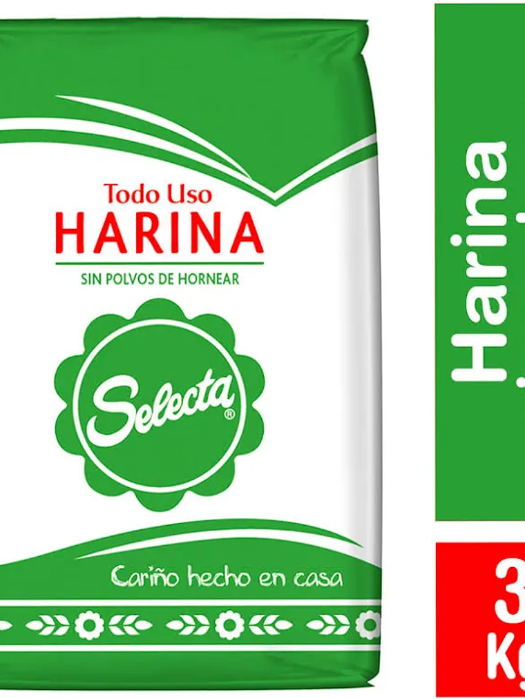 Harina Selecta Sin Polvos de Hornear 1