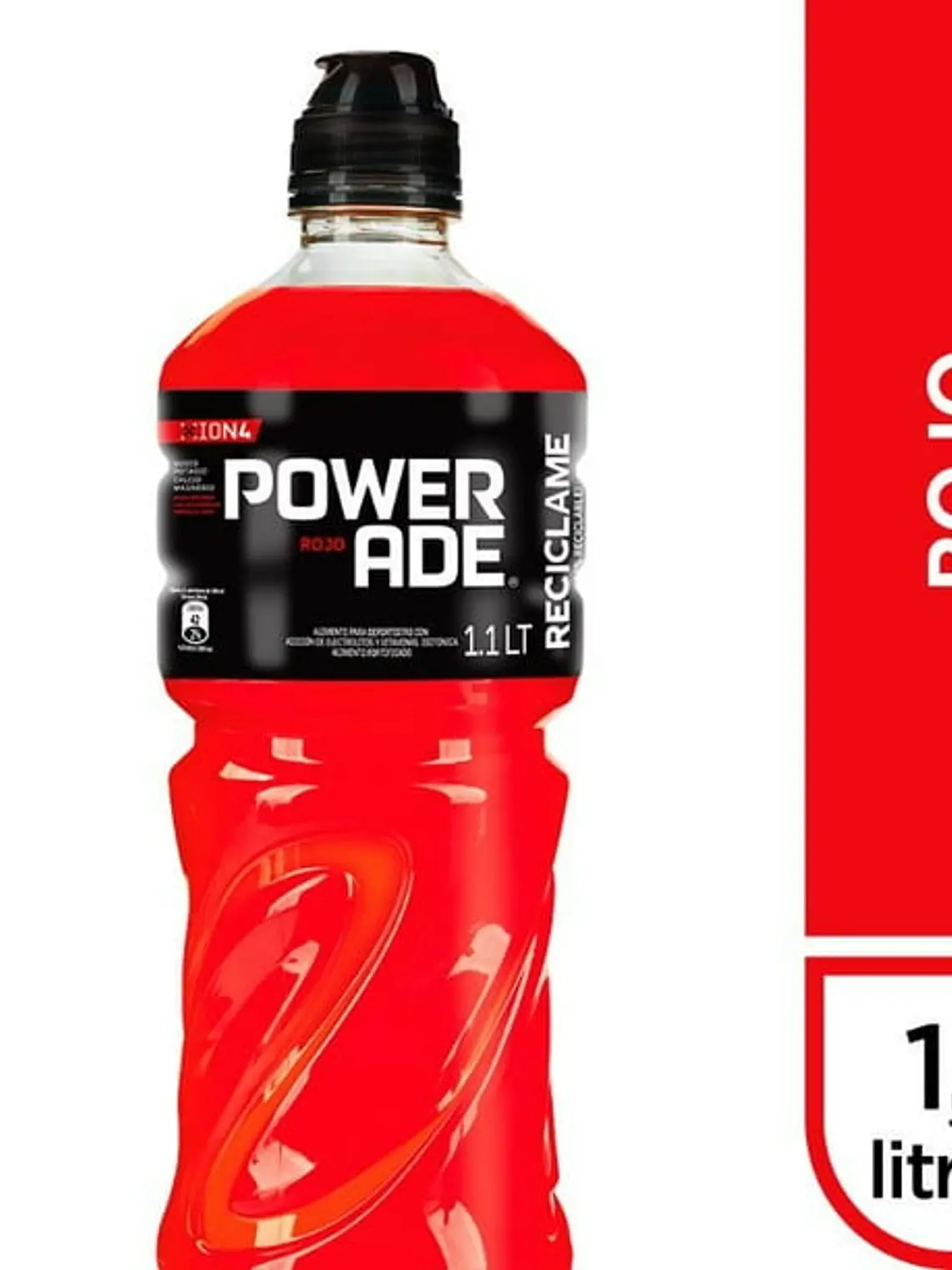 Bebida Isotónica Roja, 1,1 L 1