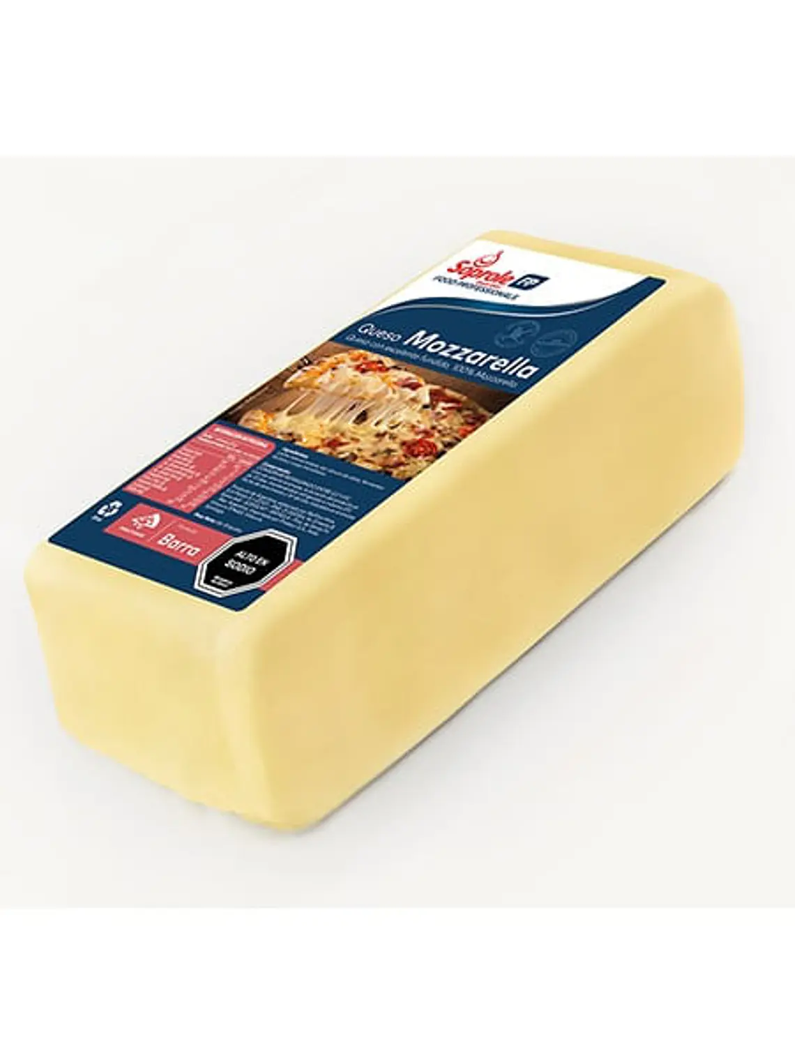 Queso mozzarella barra granel ... 1