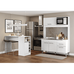 Mueble de cocina Sara compacto blanco